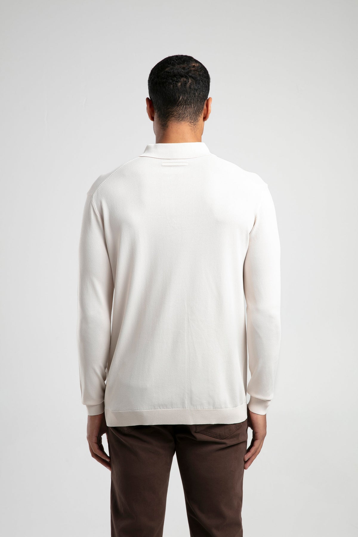 ZIP KNITTED POLO