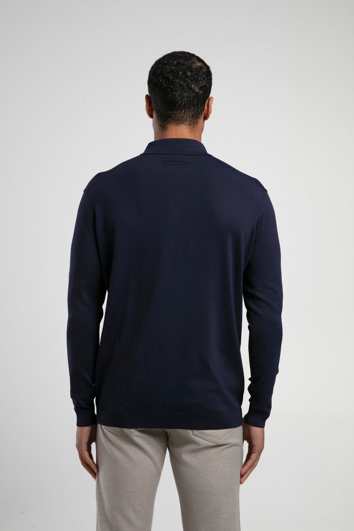 ZIP KNITTED POLO