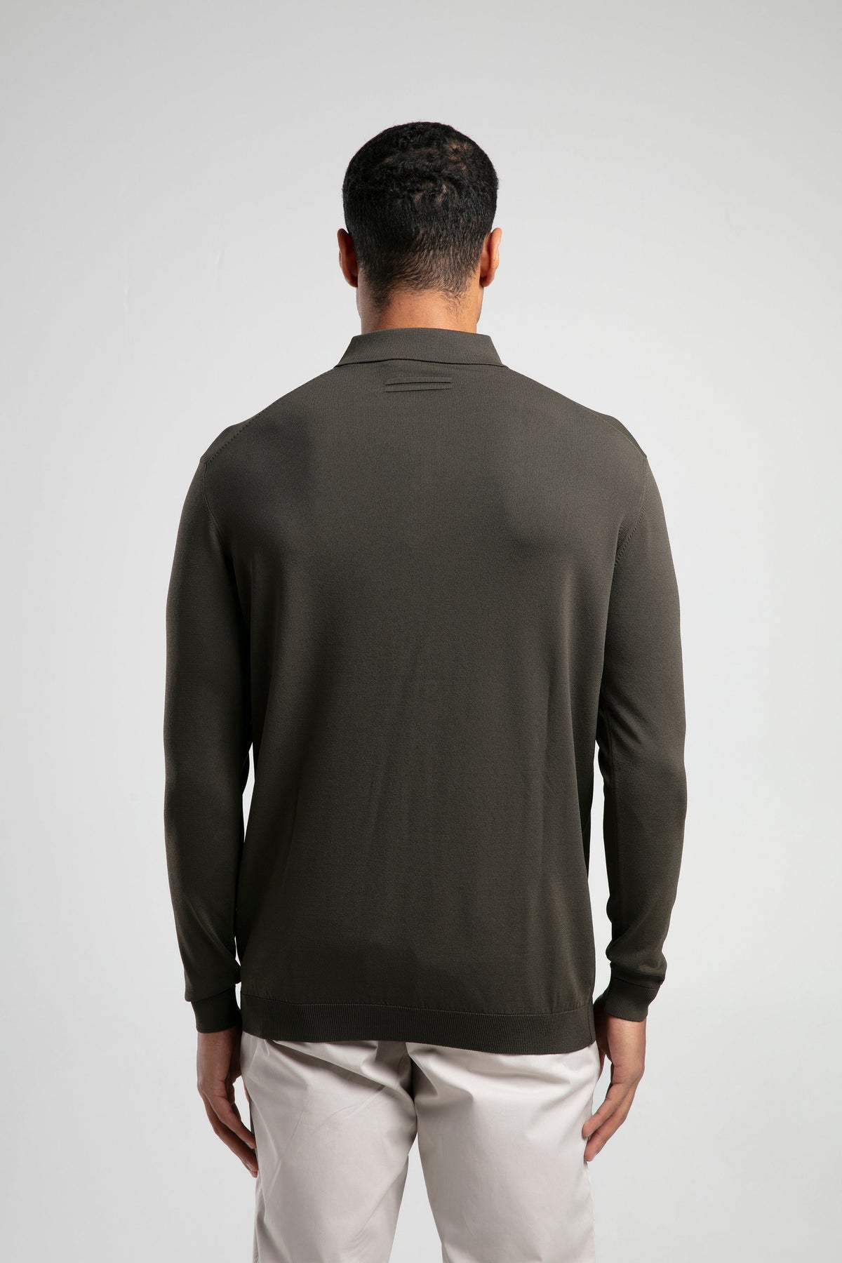 ZIP KNITTED POLO