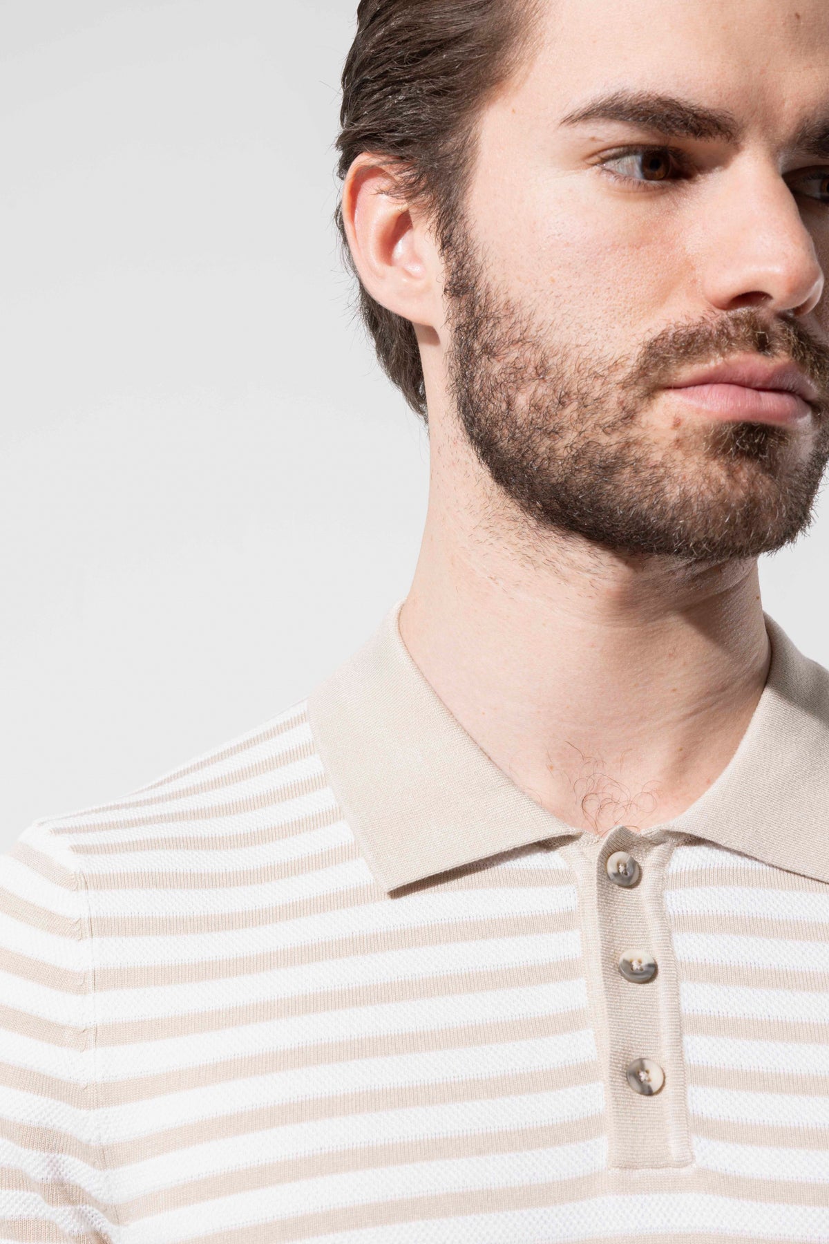 MIAMI STRIPED POLO