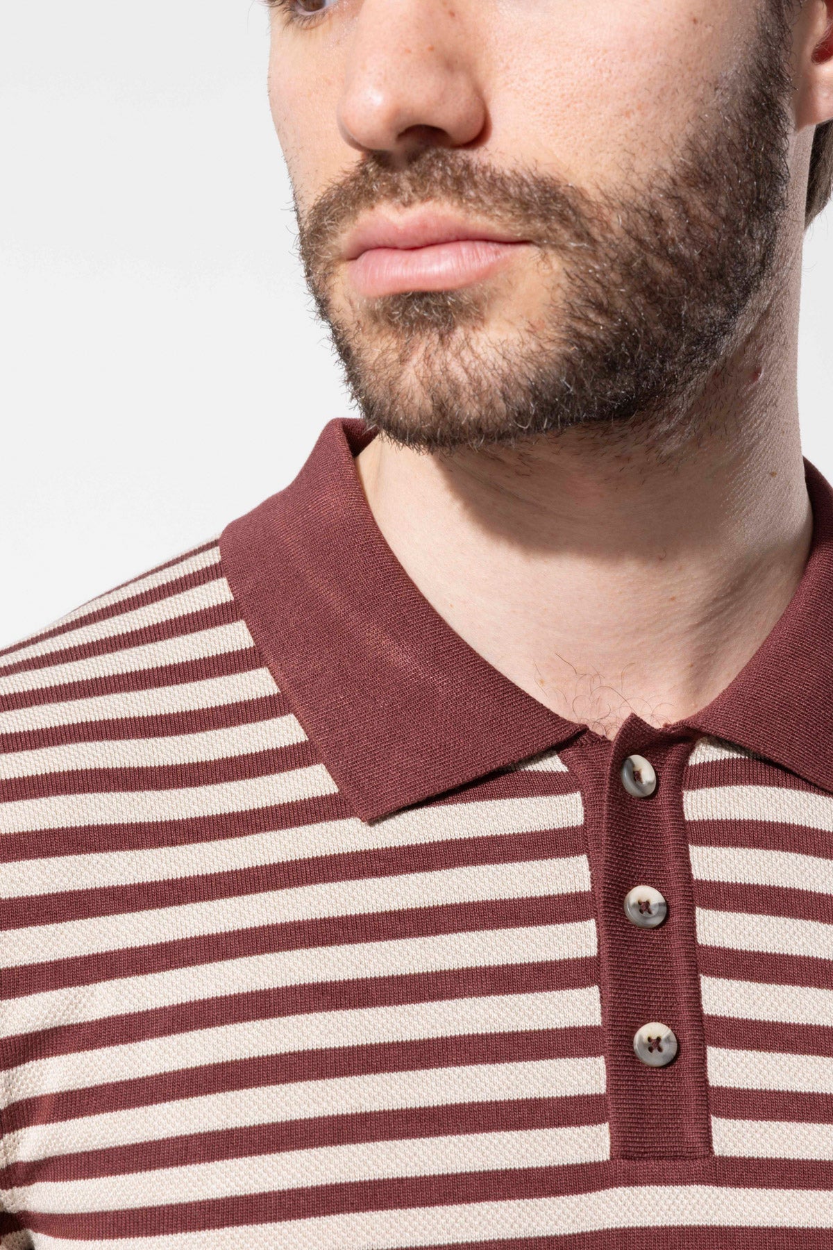 MIAMI STRIPED POLO