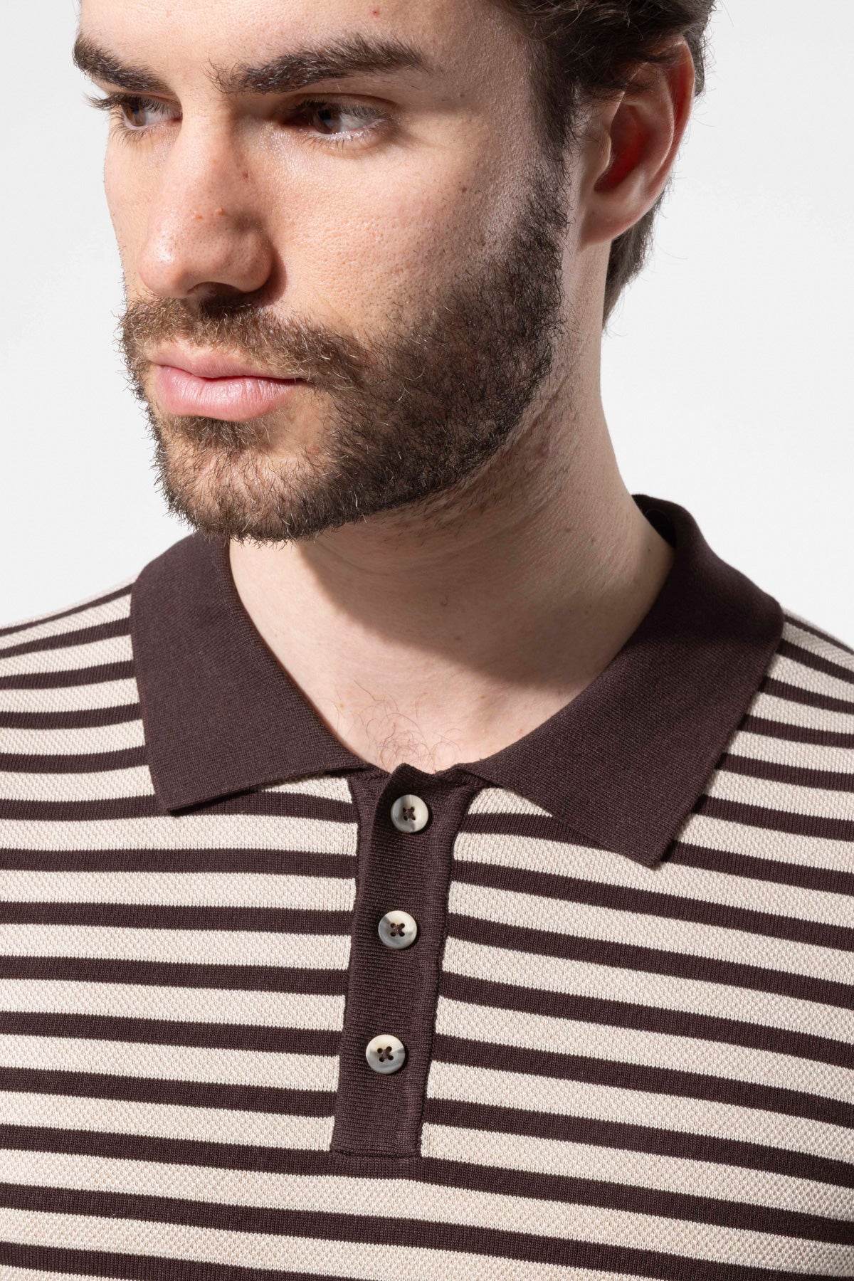 MIAMI STRIPED POLO