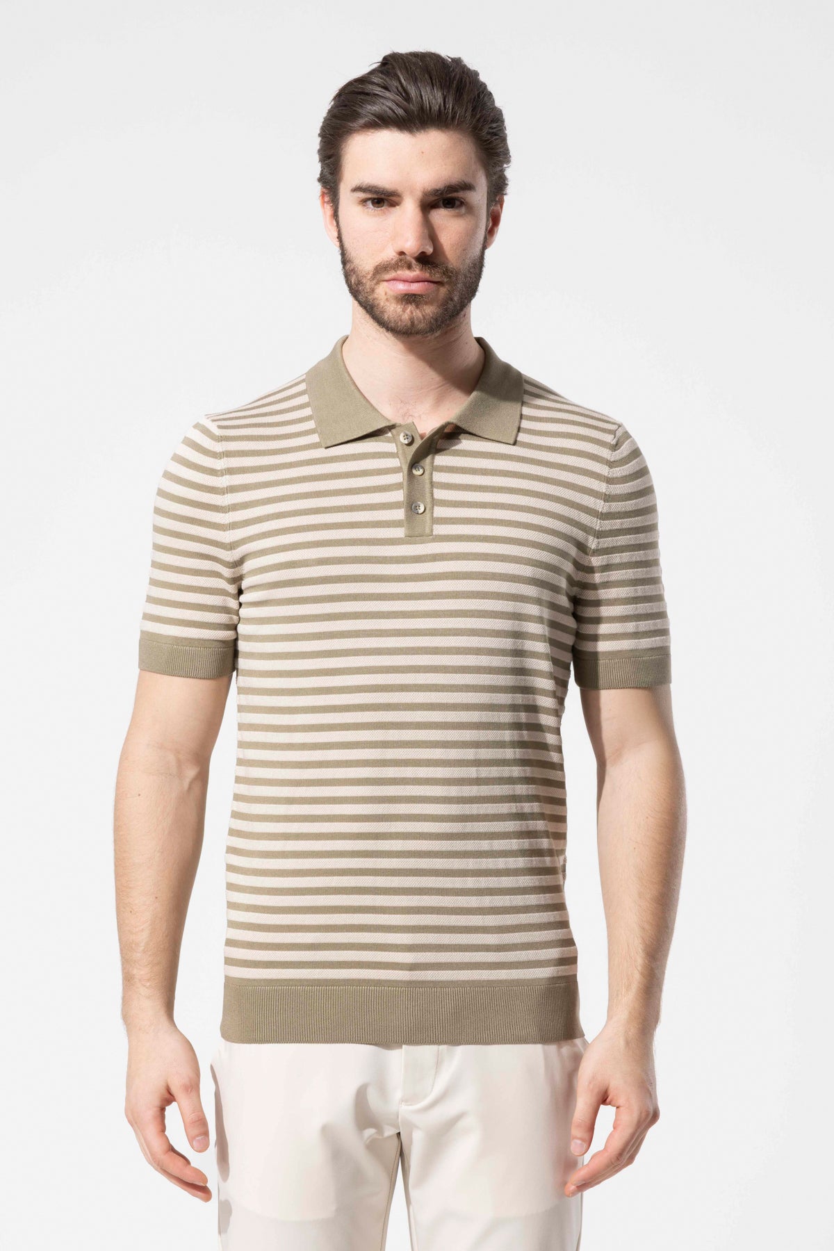 MIAMI STRIPED POLO