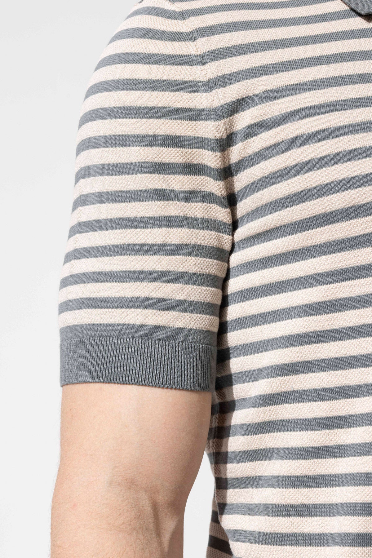 MIAMI STRIPED POLO