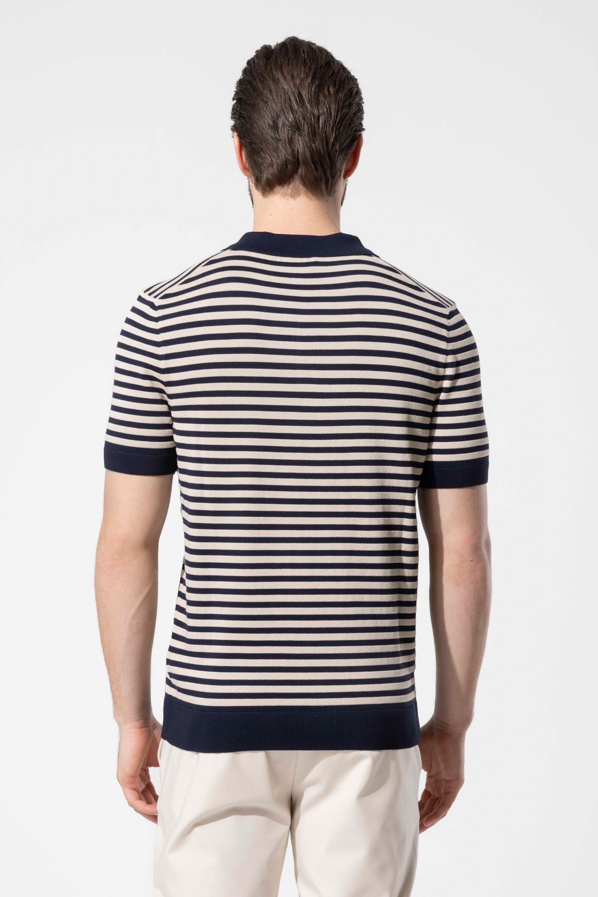 MIAMI STRIPED POLO