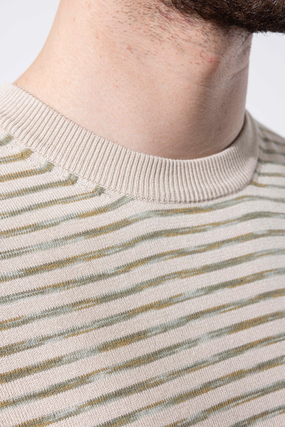 PEP KNIT STRIPED T-SHIRT