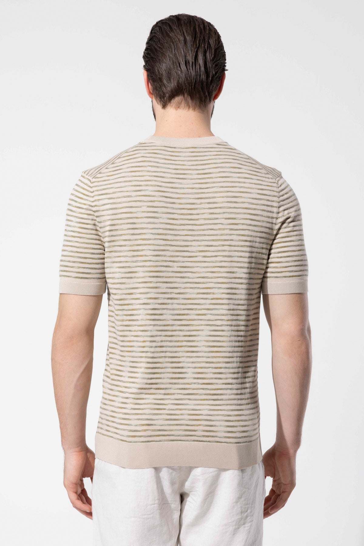 PEP KNIT STRIPED T-SHIRT