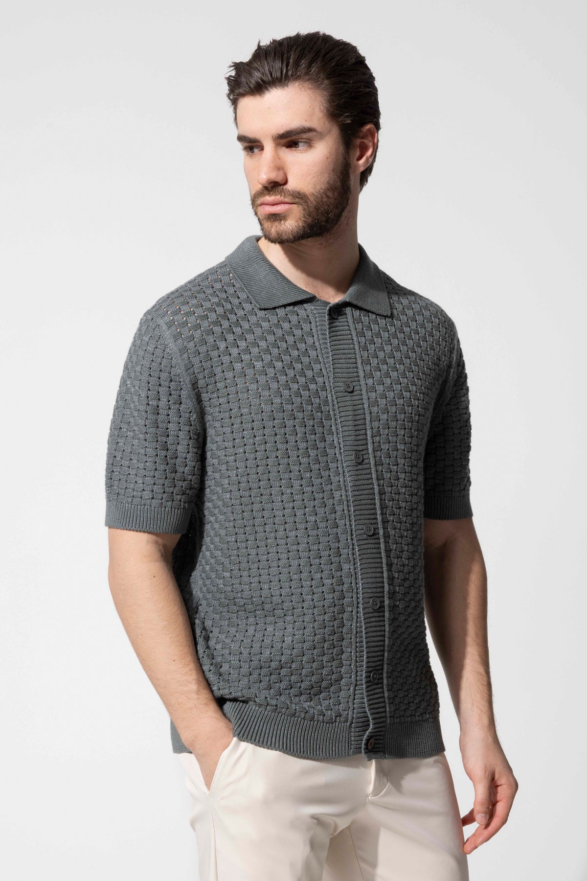 RAVELLO WOOL SHIRT