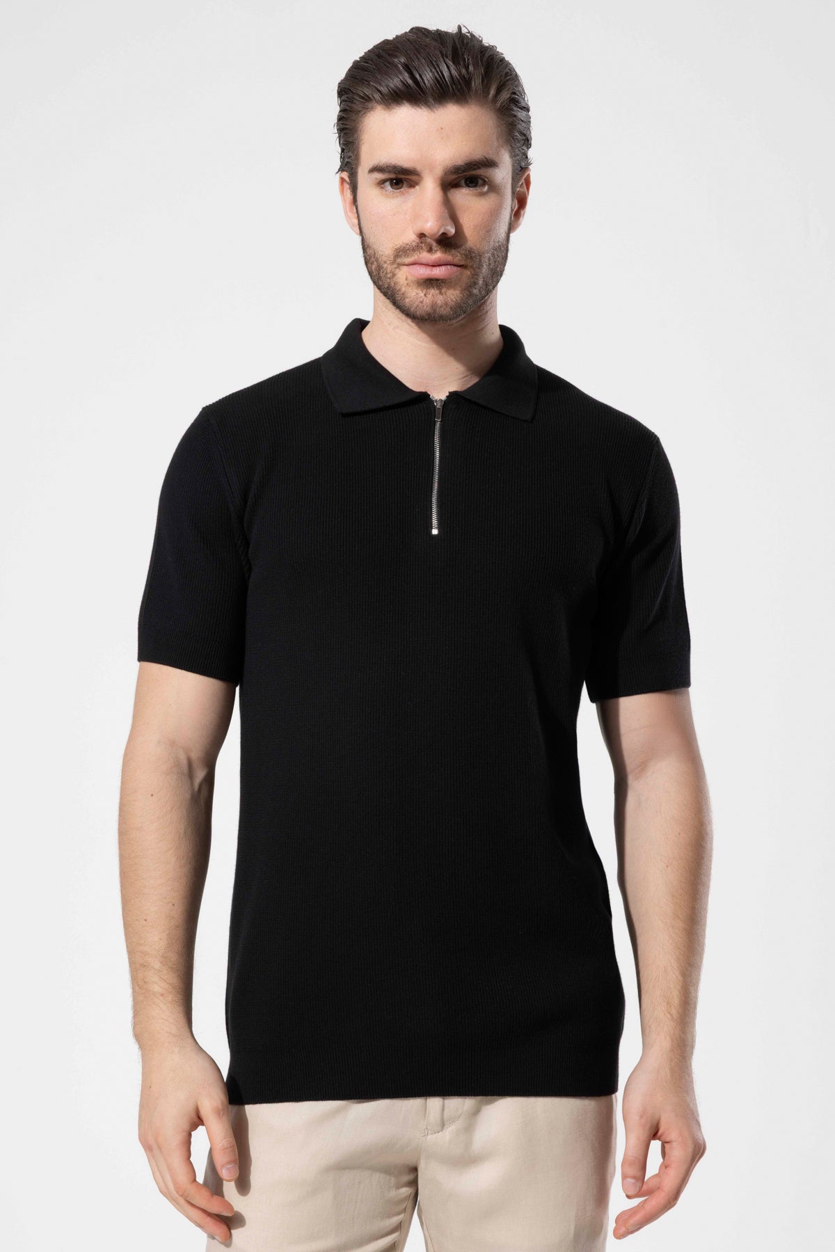 MAXIM ZIP-UP POLO
