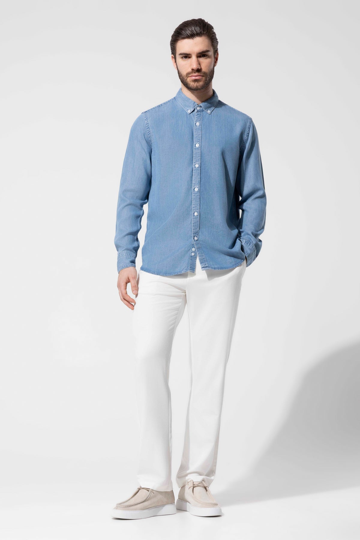100% TENCEL DENIM SHIRT