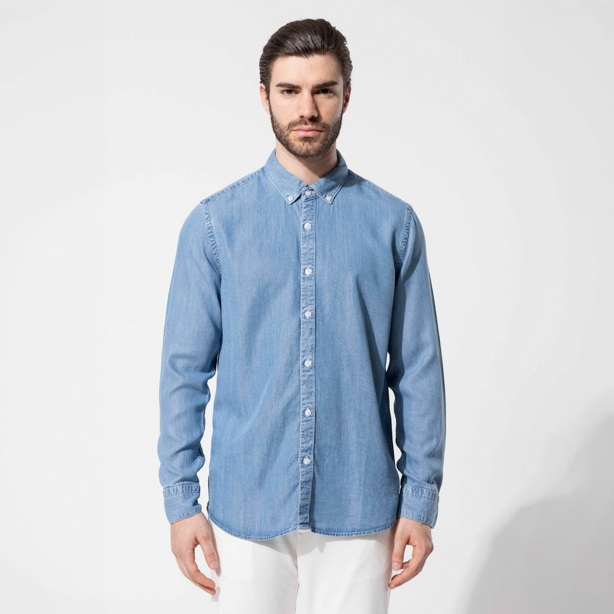 100% TENCEL DENIM SHIRT