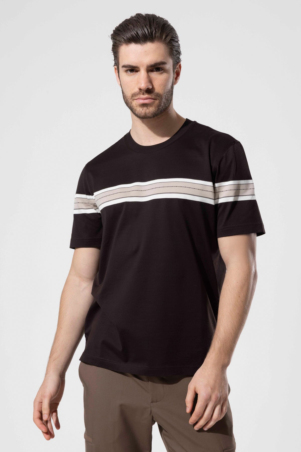 COSMO TSHIRT HORIZONTAL LINED