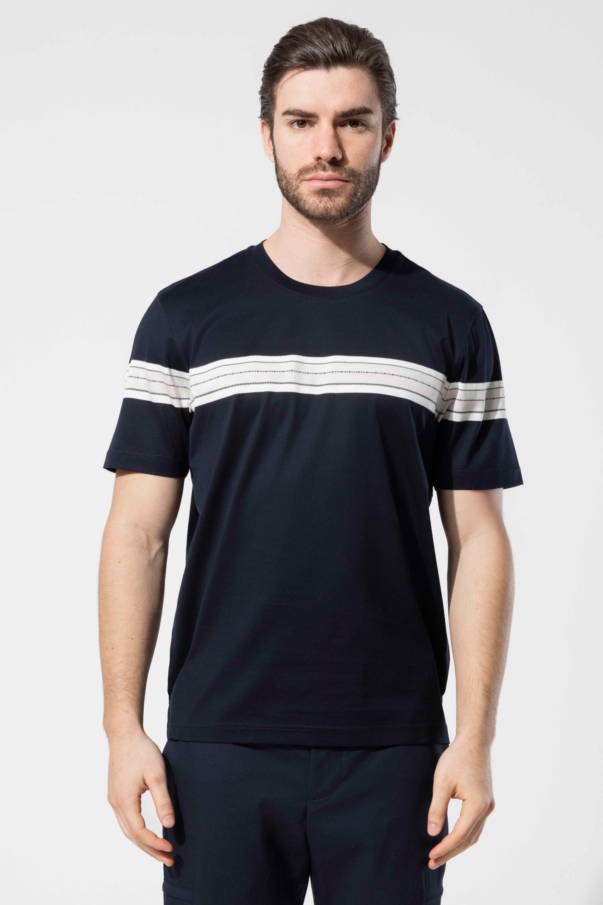 COSMO TSHIRT HORIZONTAL LINED