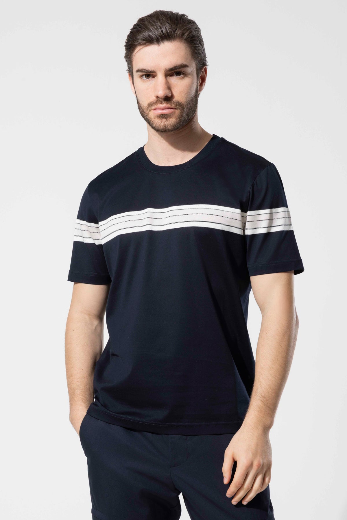 COSMO TSHIRT HORIZONTAL LINED
