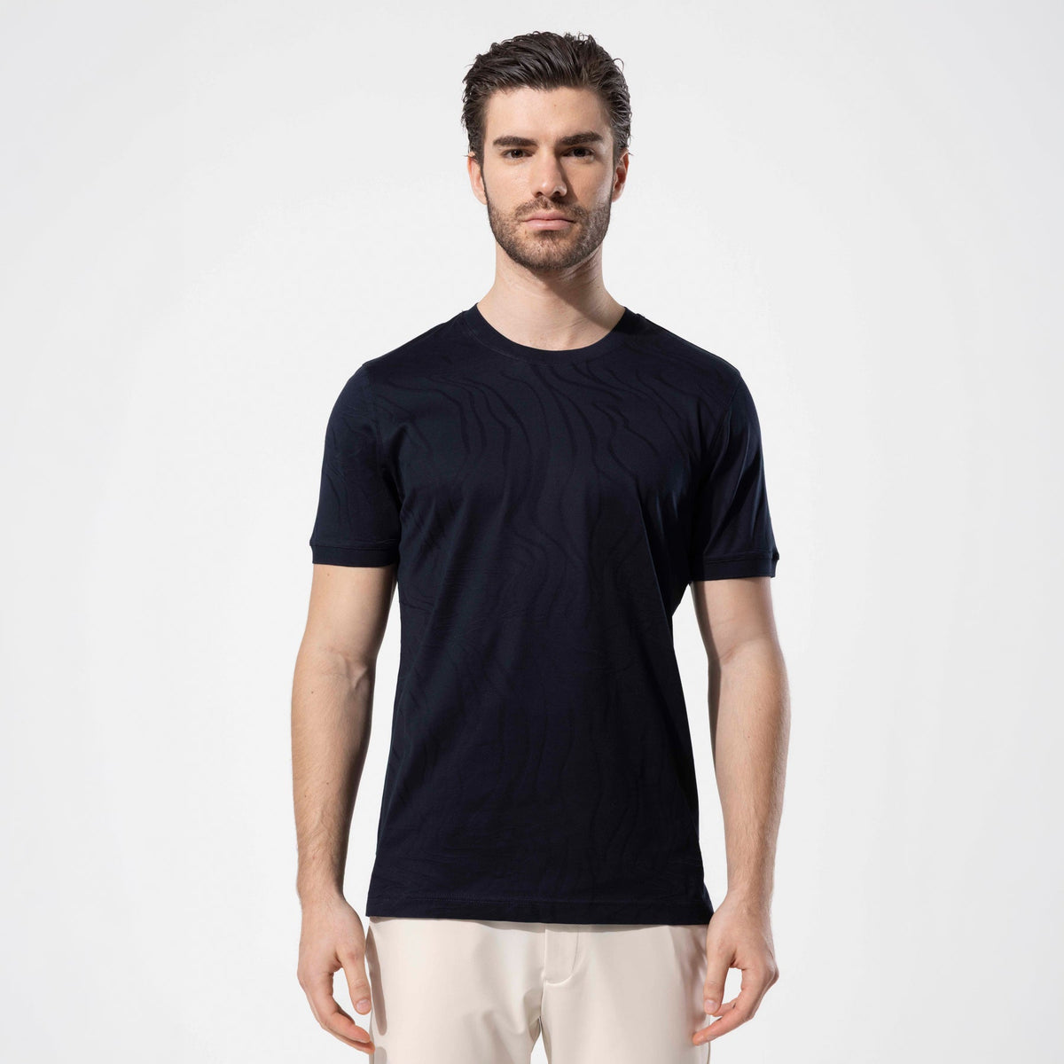 Textured Mercerised T-Shirt