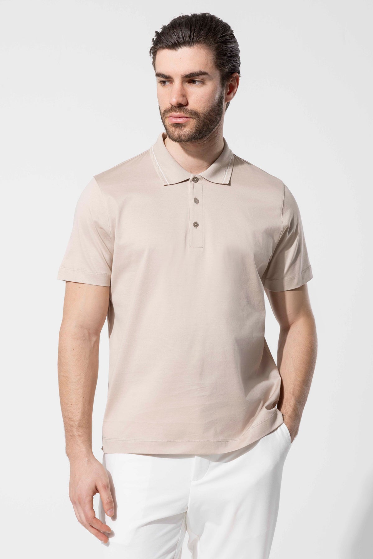 LENNY POLO STRIPED COLLAR