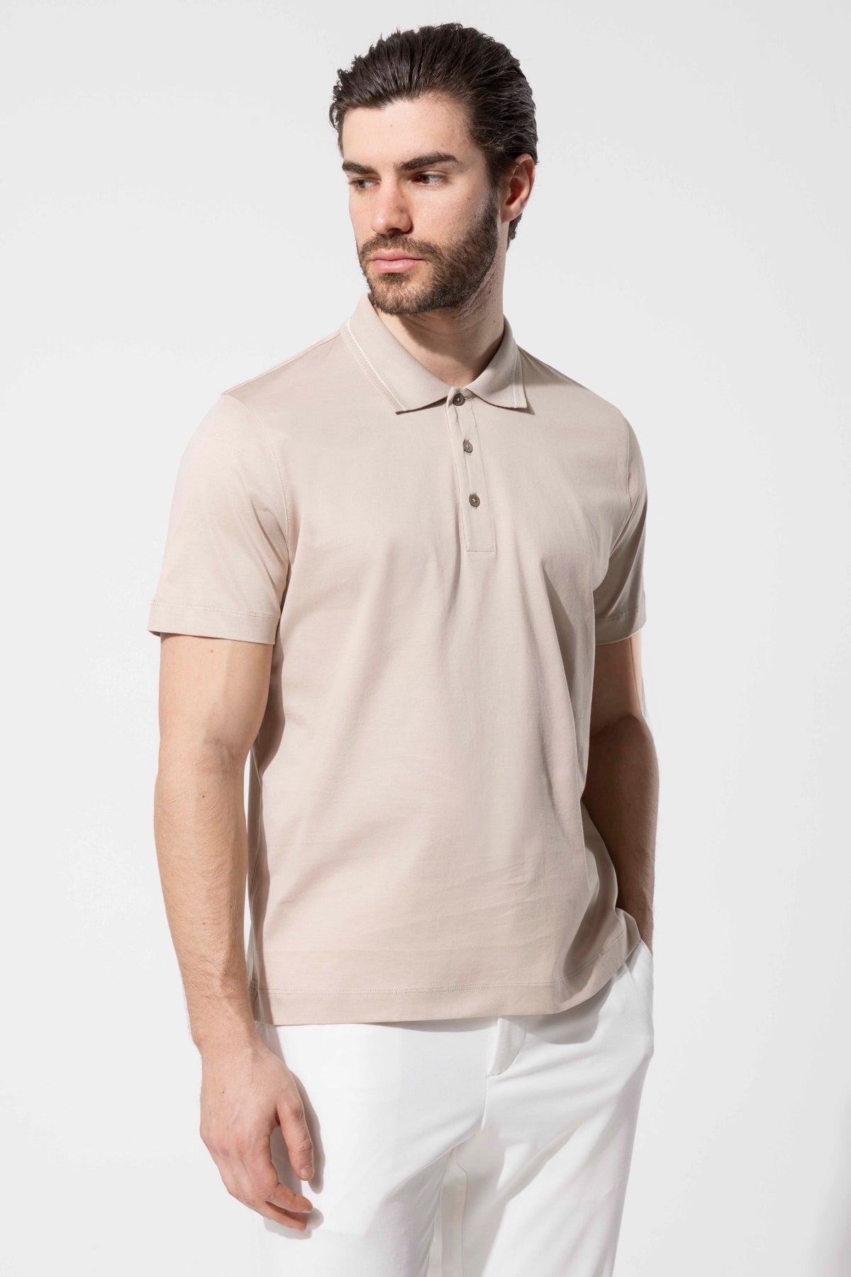 LENNY POLO STRIPED COLLAR