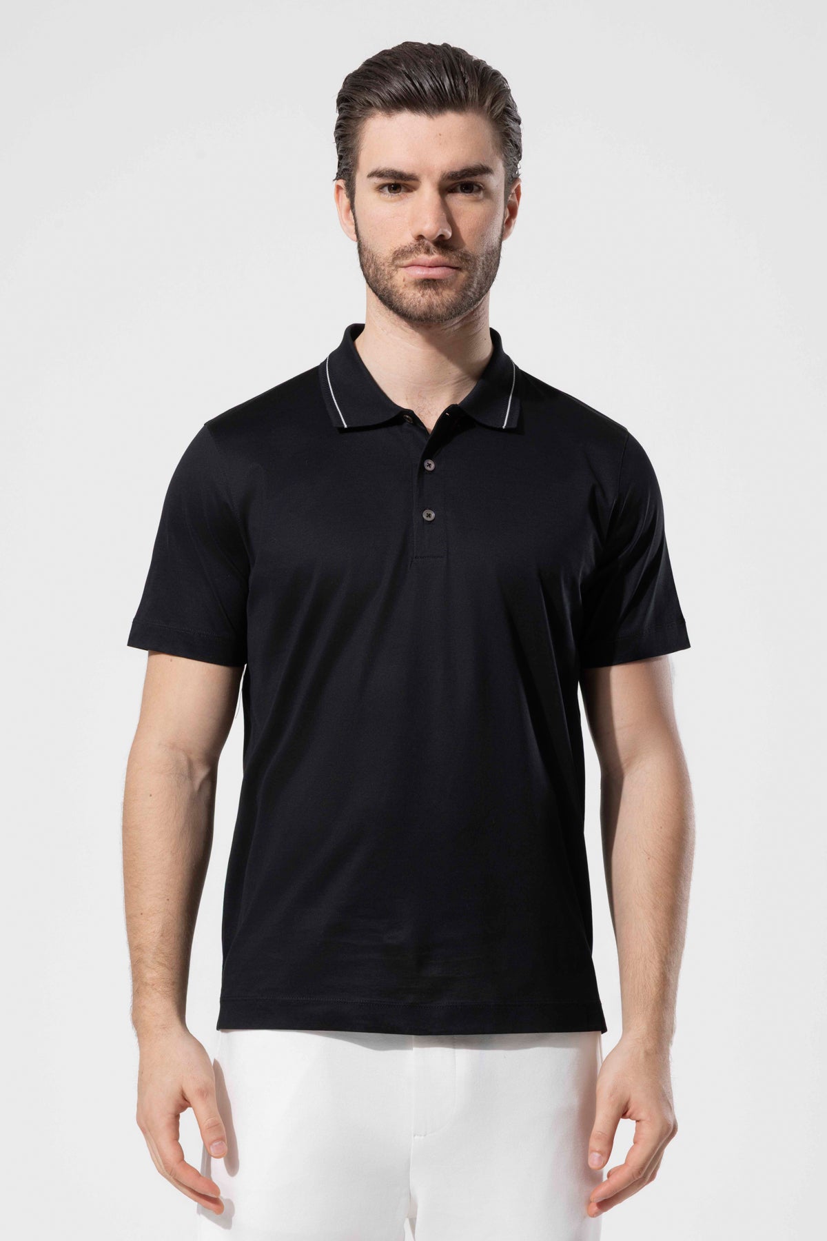 LENNY POLO STRIPED COLLAR