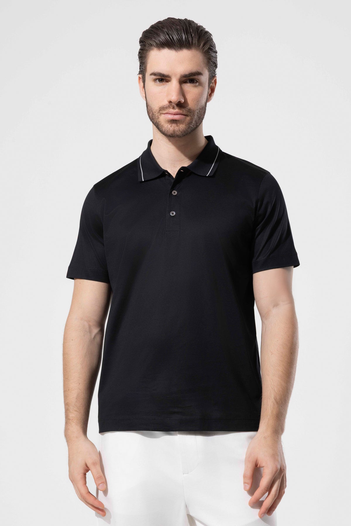 LENNY POLO STRIPED COLLAR