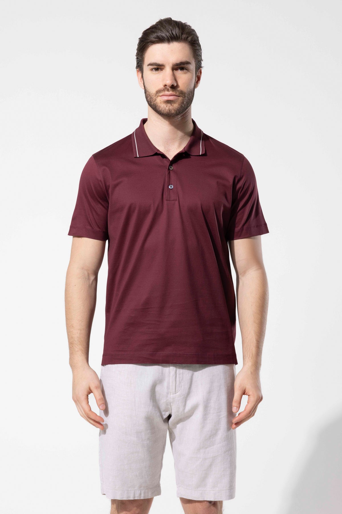 LENNY POLO STRIPED COLLAR