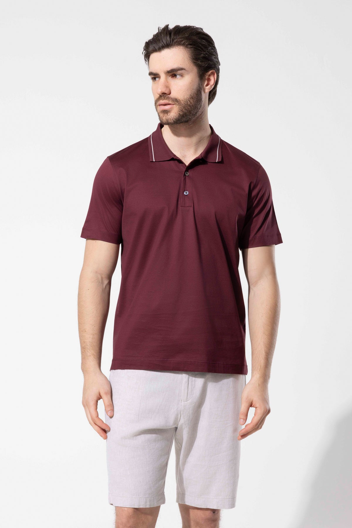 LENNY POLO STRIPED COLLAR