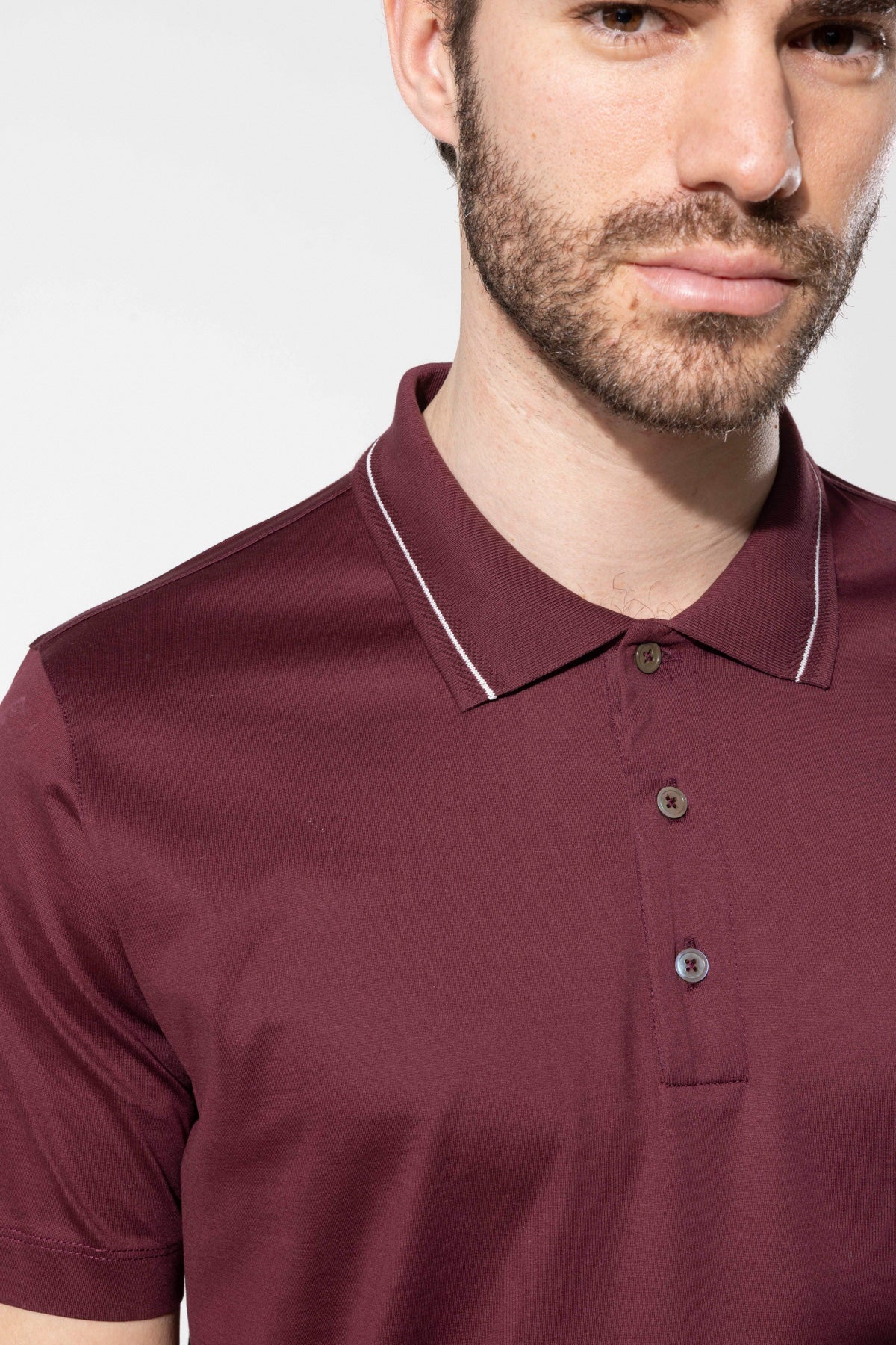 LENNY POLO STRIPED COLLAR
