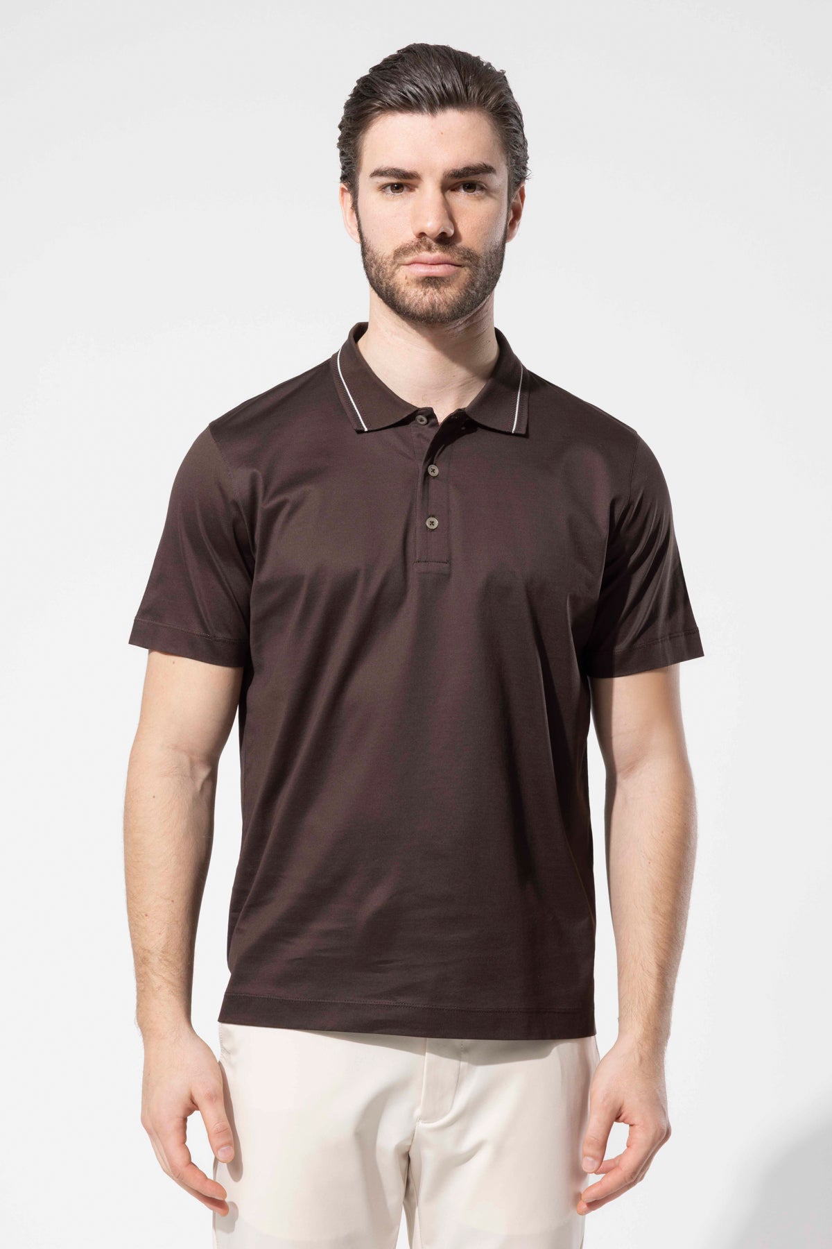 LENNY POLO STRIPED COLLAR