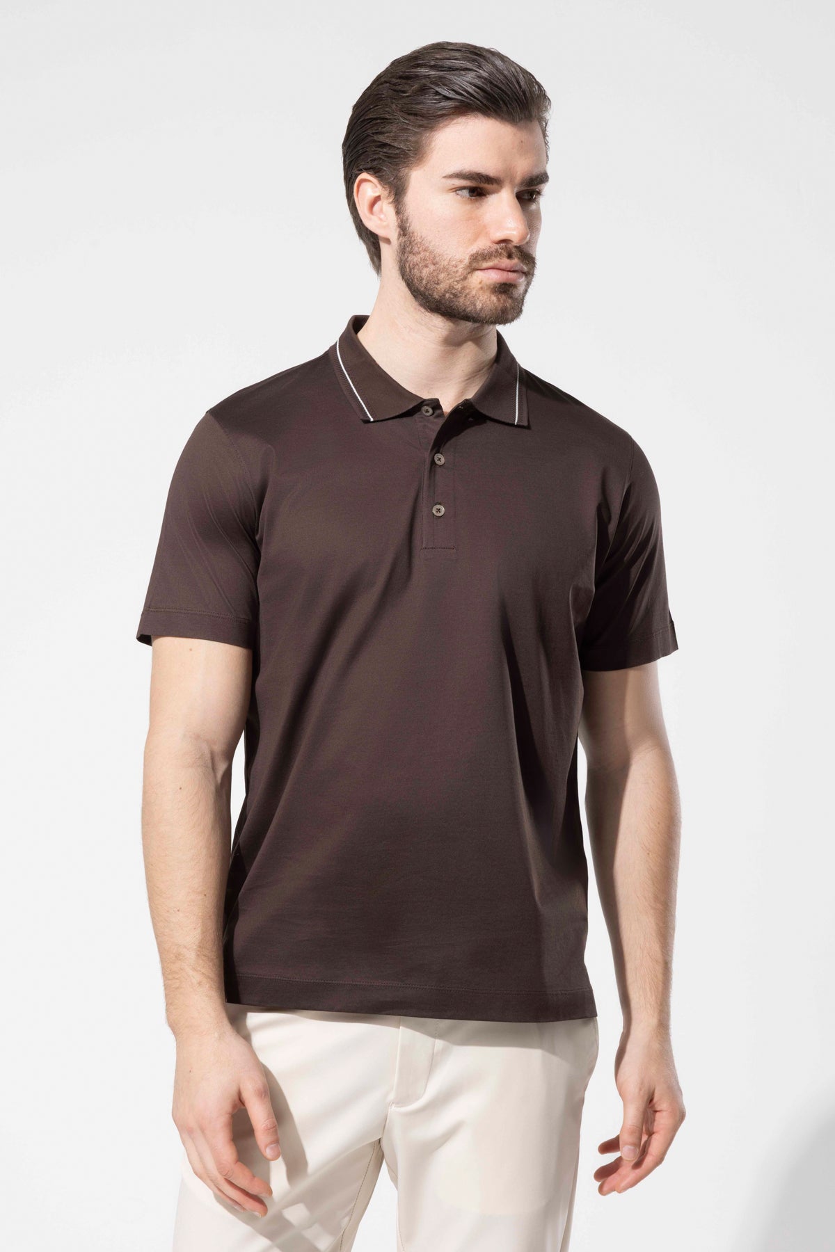 LENNY POLO STRIPED COLLAR