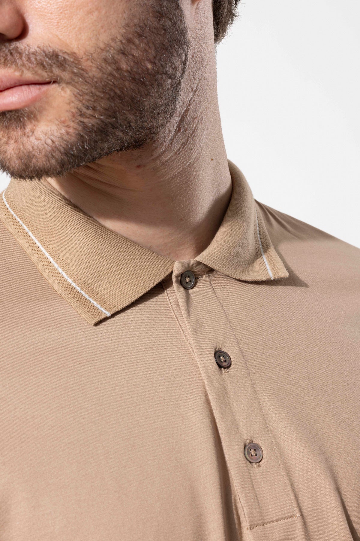 LENNY POLO STRIPED COLLAR