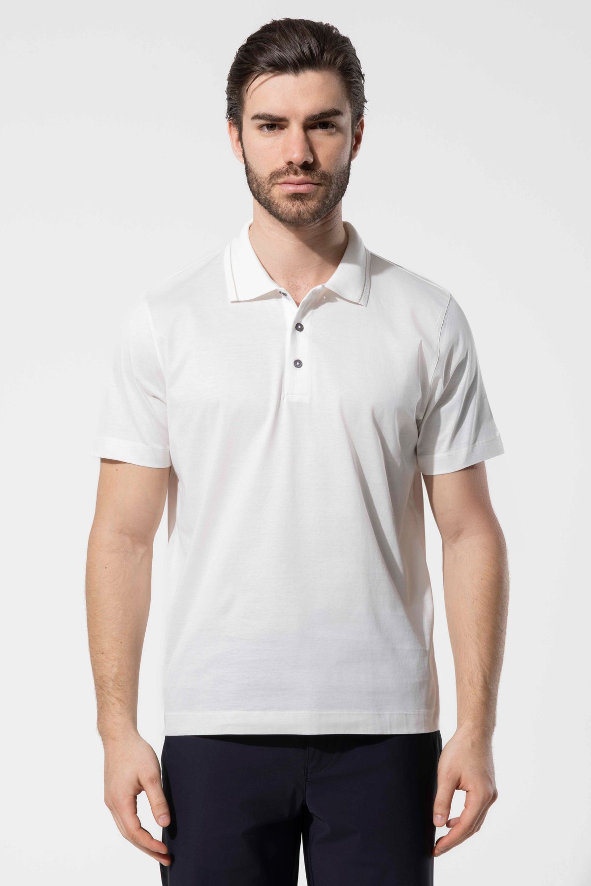LENNY POLO STRIPED COLLAR