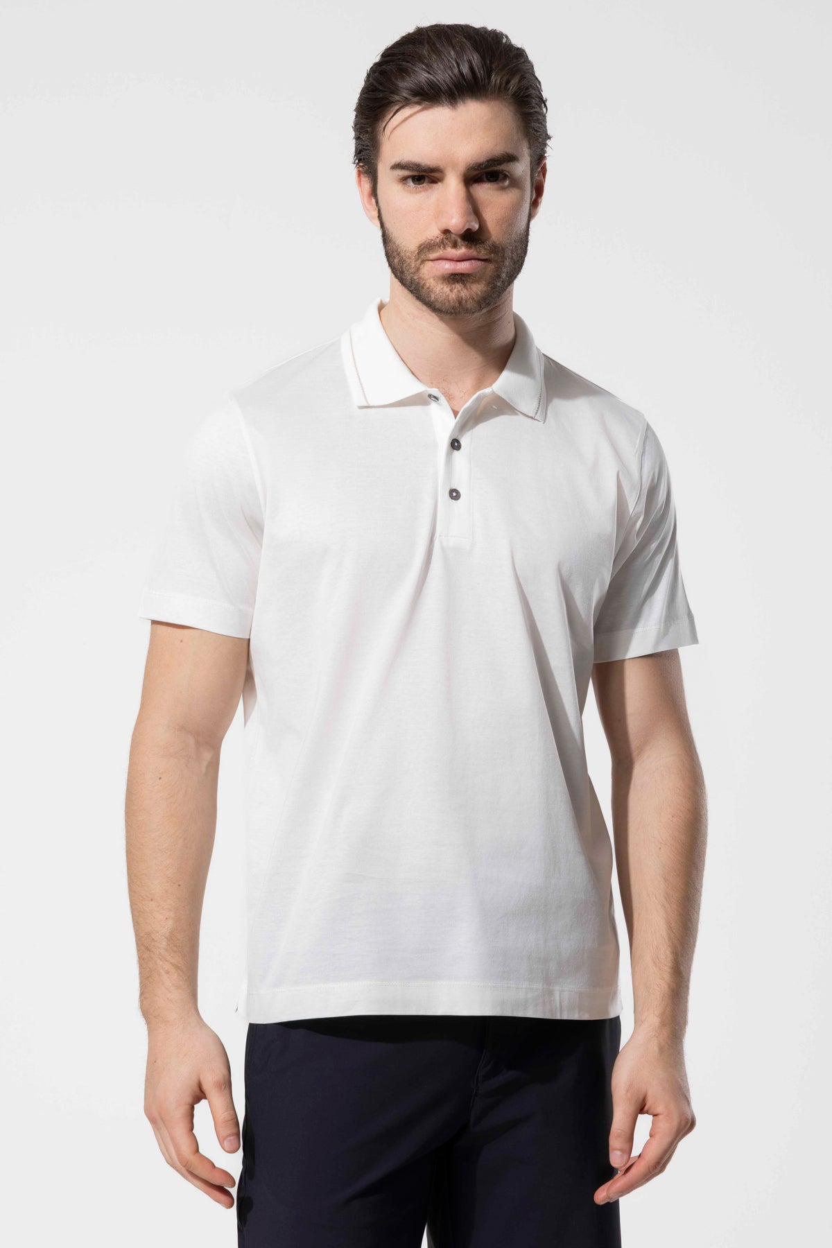 LENNY POLO STRIPED COLLAR