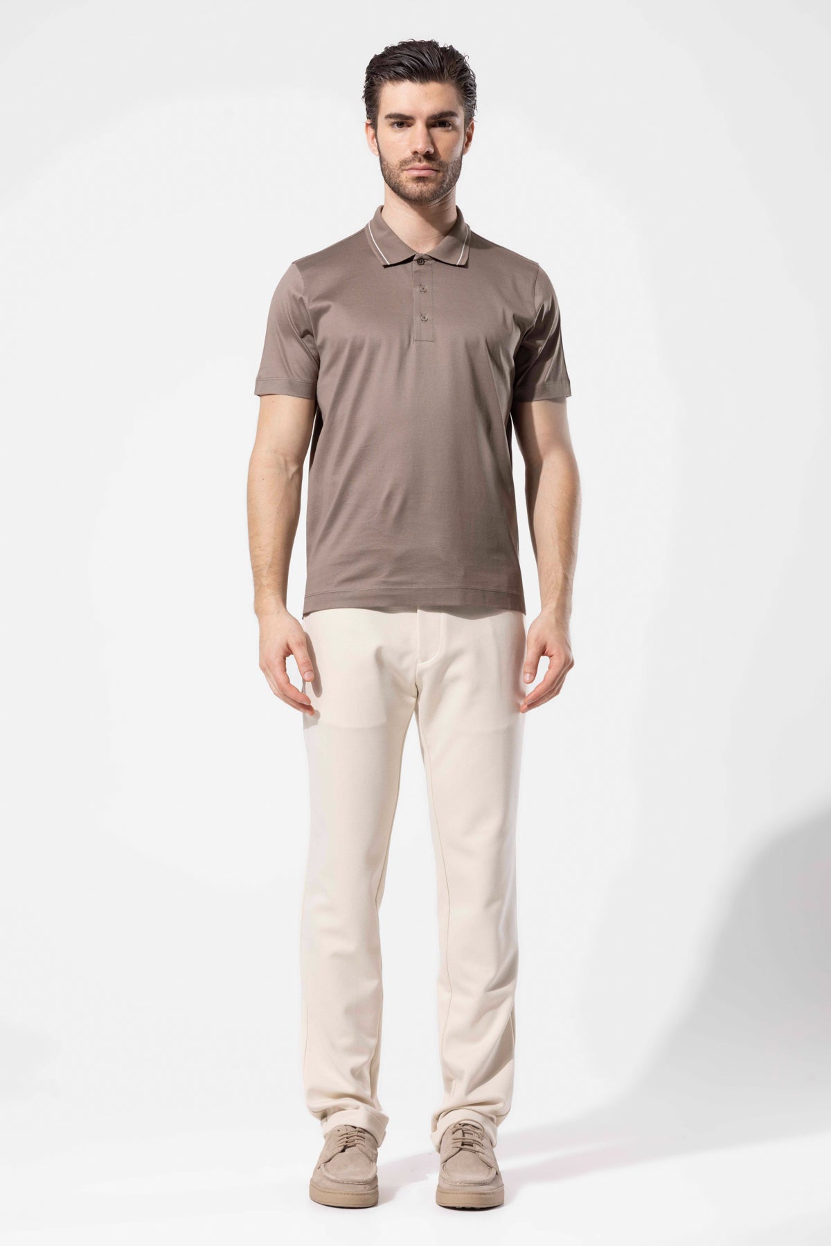 LENNY POLO STRIPED COLLAR