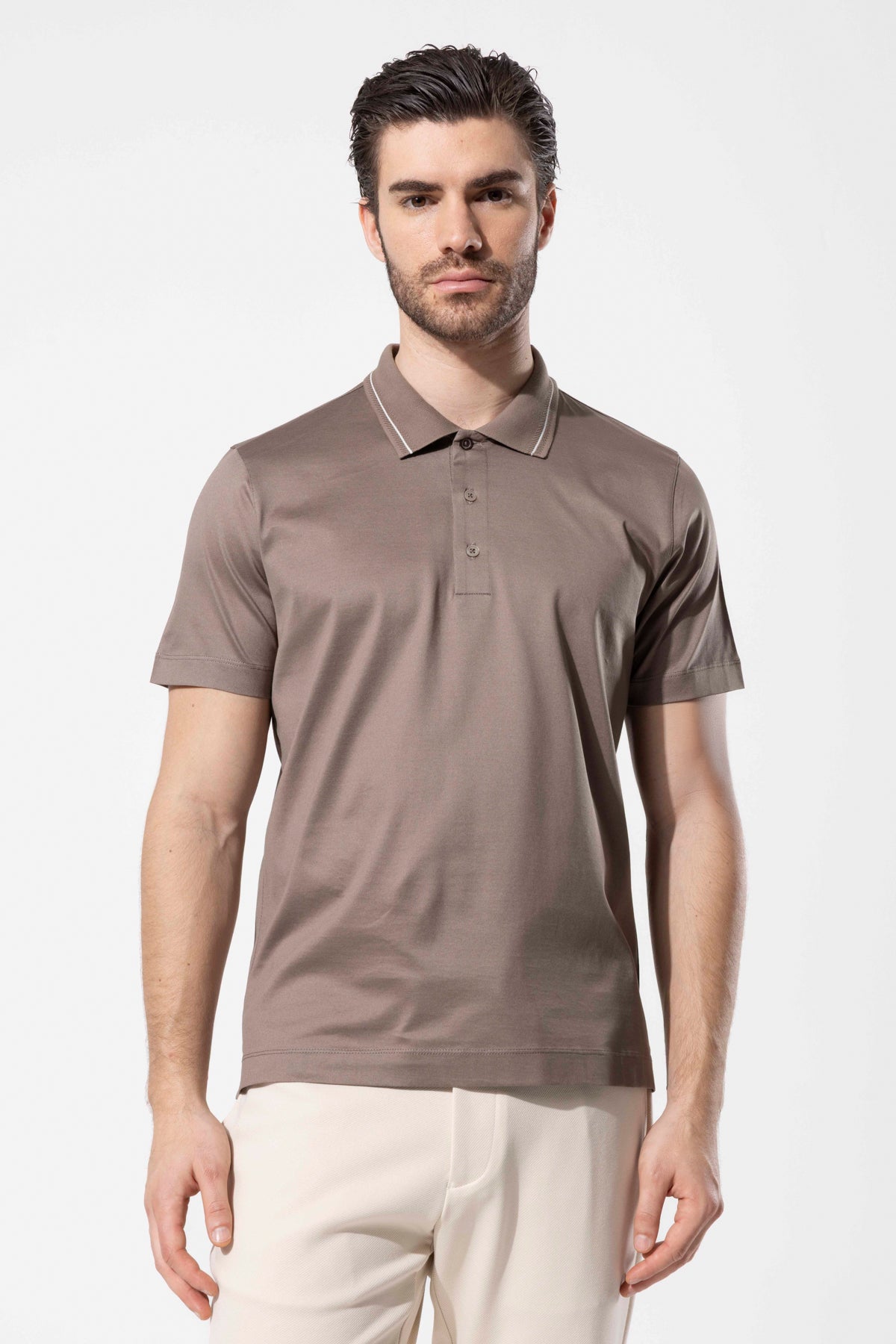 LENNY POLO STRIPED COLLAR