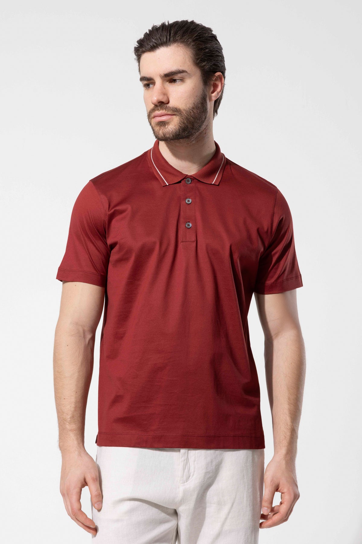 LENNY POLO STRIPED COLLAR