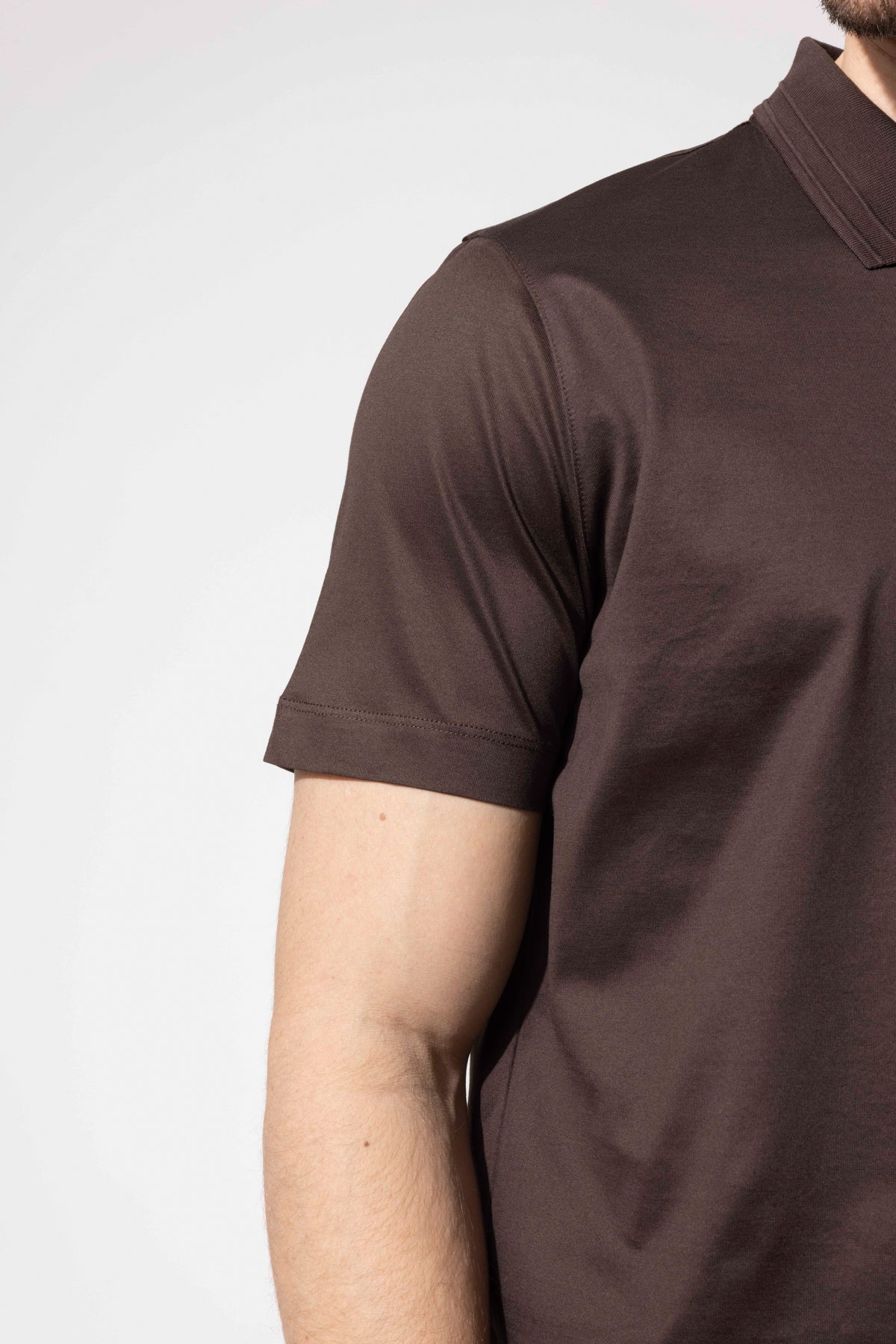 OYSTER POLO ZIPPED