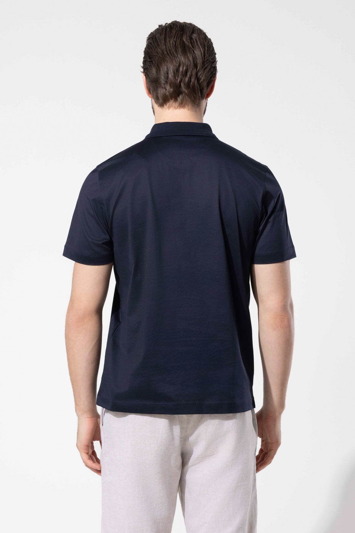 OYSTER POLO ZIPPED