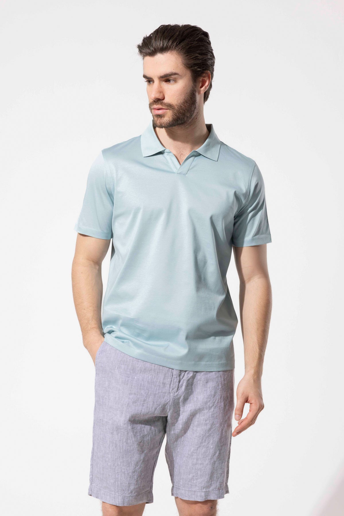 AMALFI SHEEN POLO