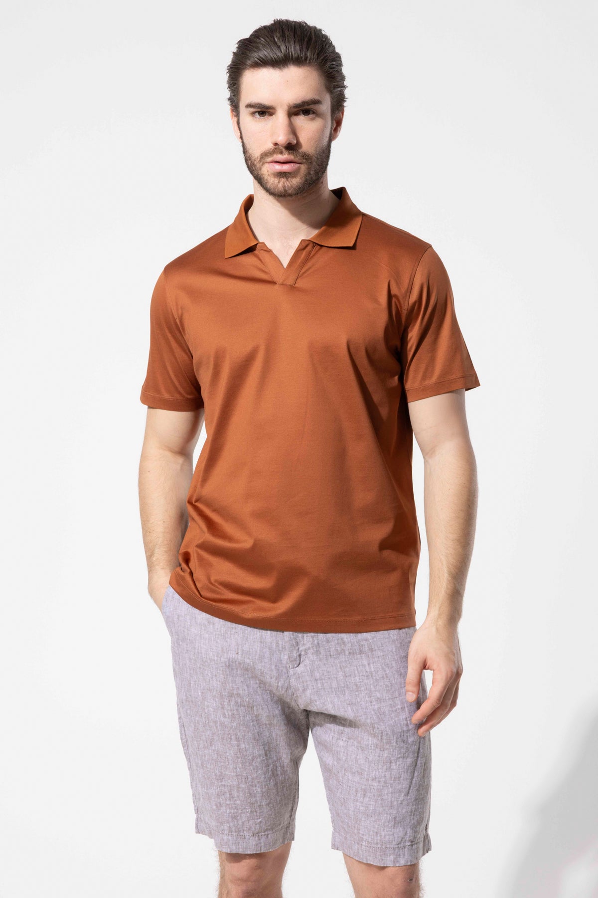 AMALFI SHEEN POLO