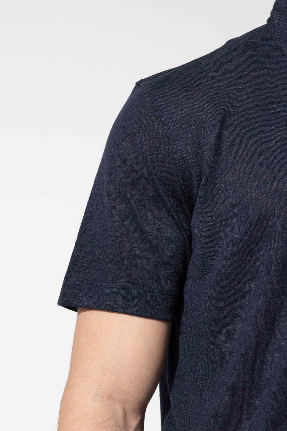 Textured Buttoned Polo