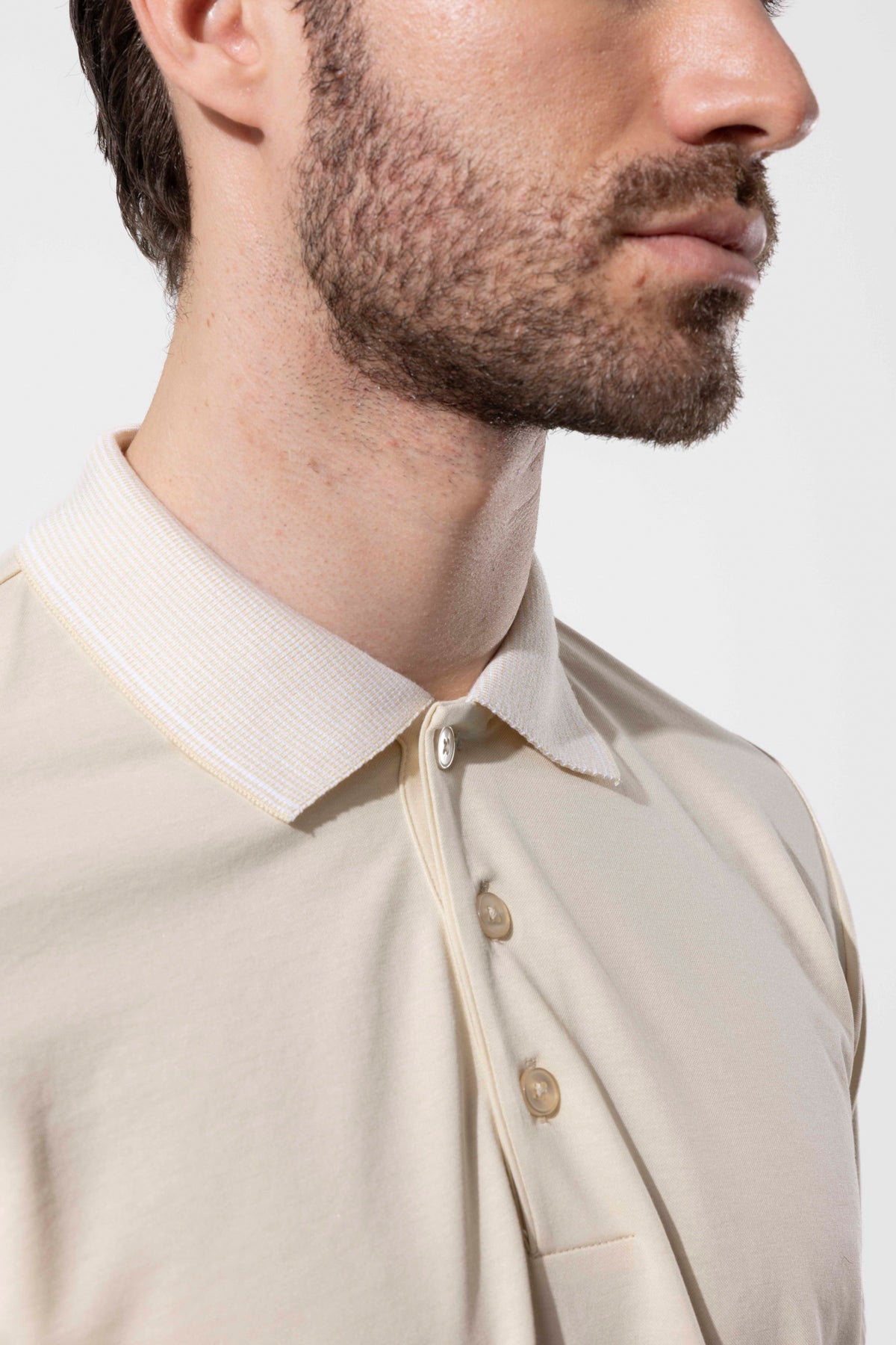 Contrast Collar Polo