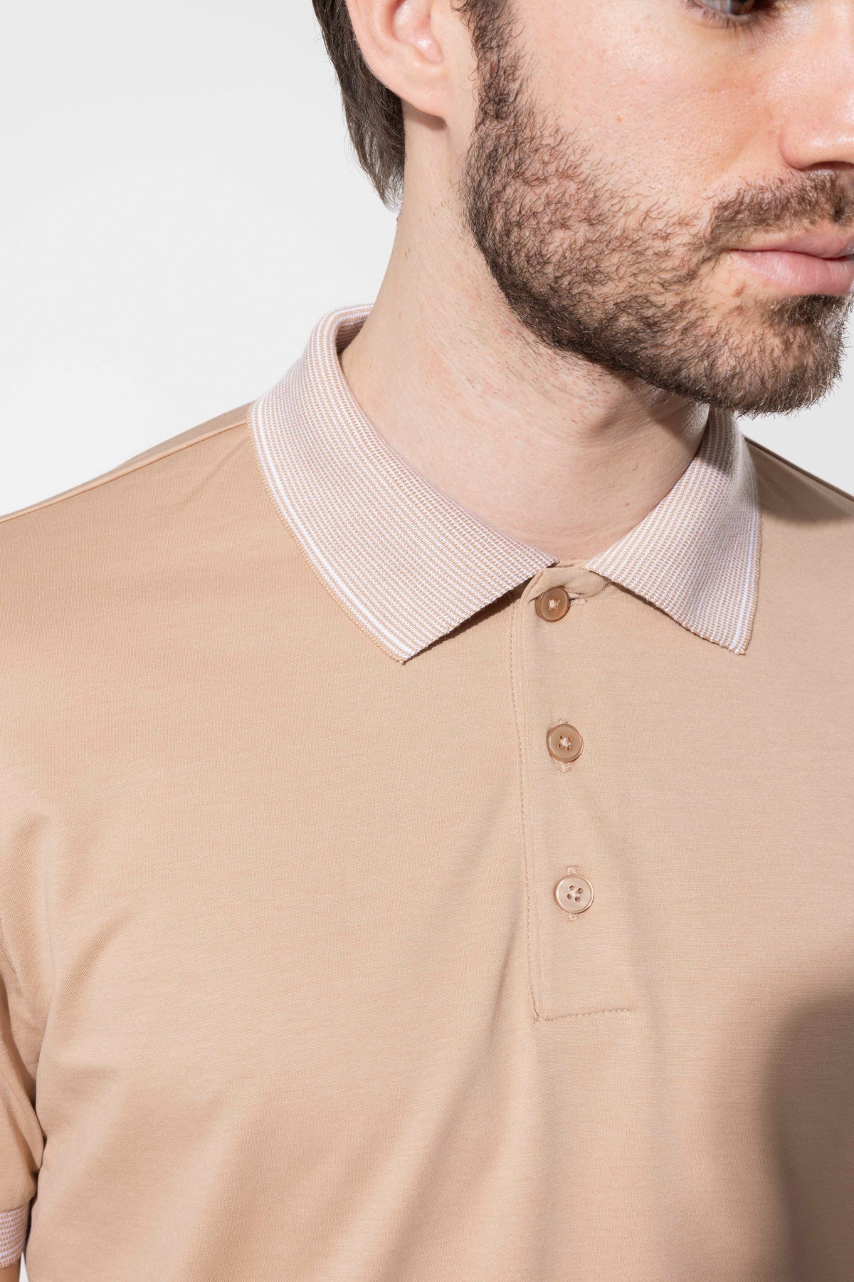 Contrast Collar Polo