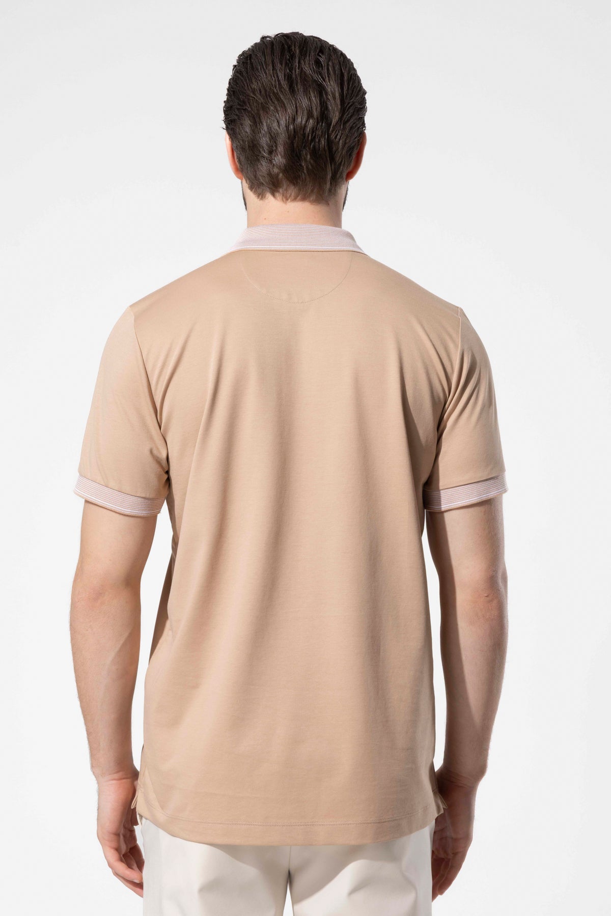Contrast Collar Polo