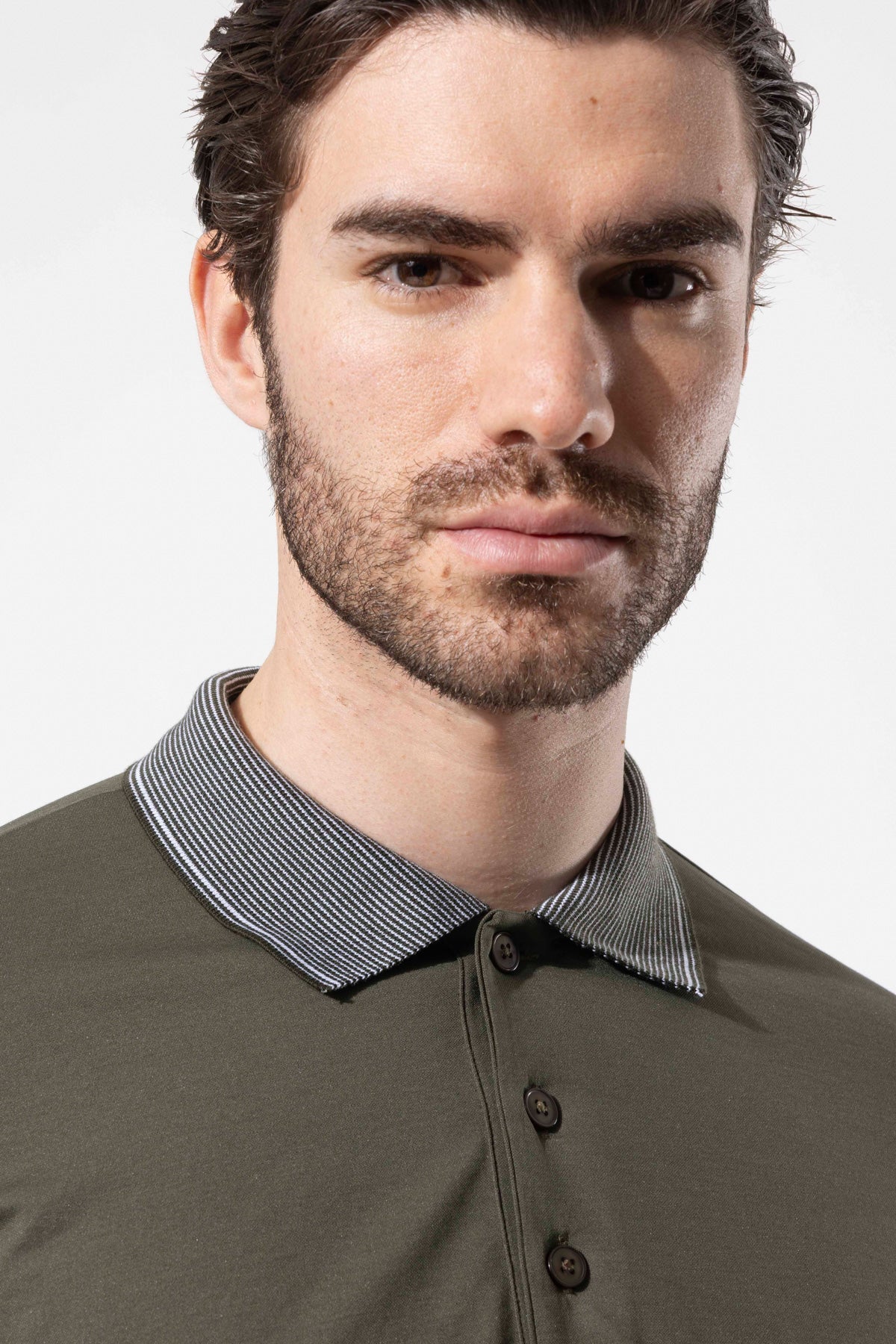 Contrast Collar Polo