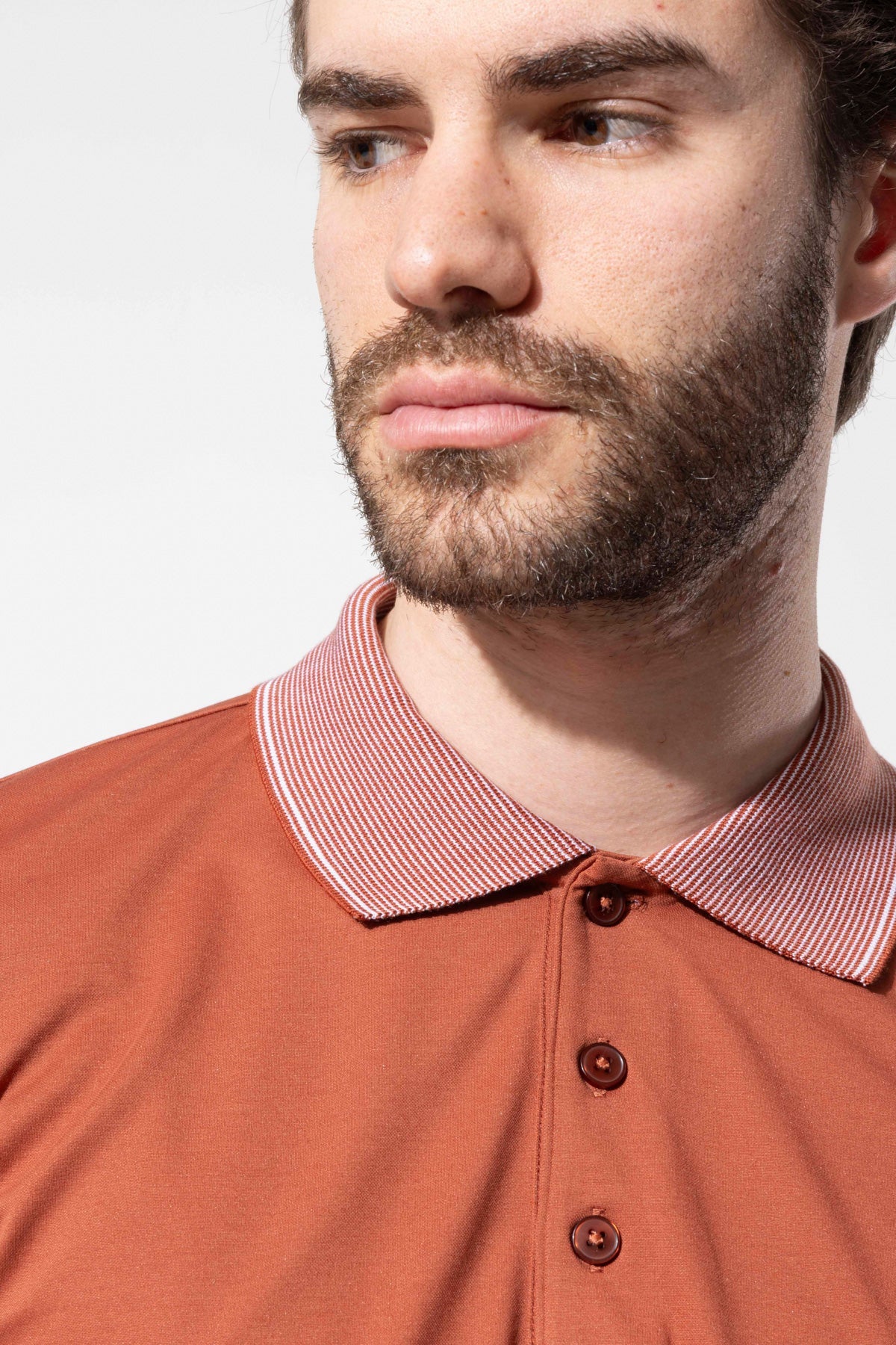 Contrast Collar Polo