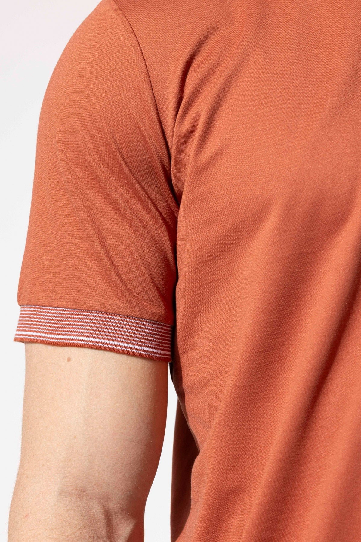Contrast Collar Polo