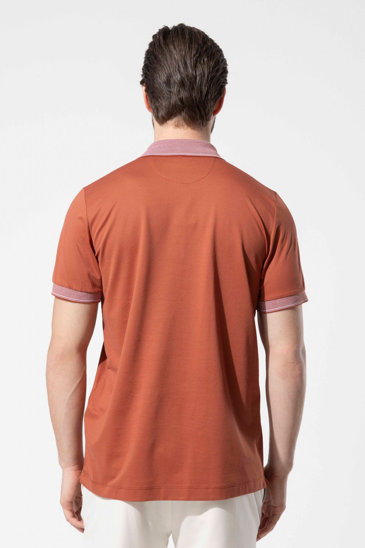 Contrast Collar Polo