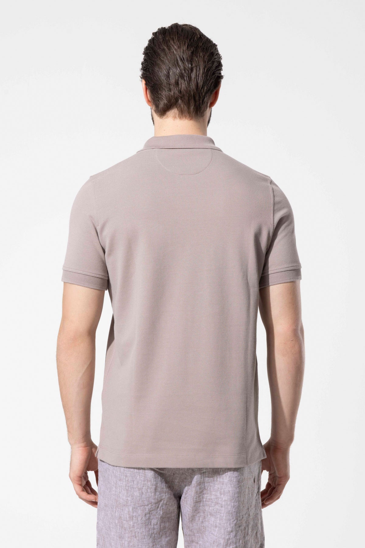 Zip-Neck Polo T-Shirt