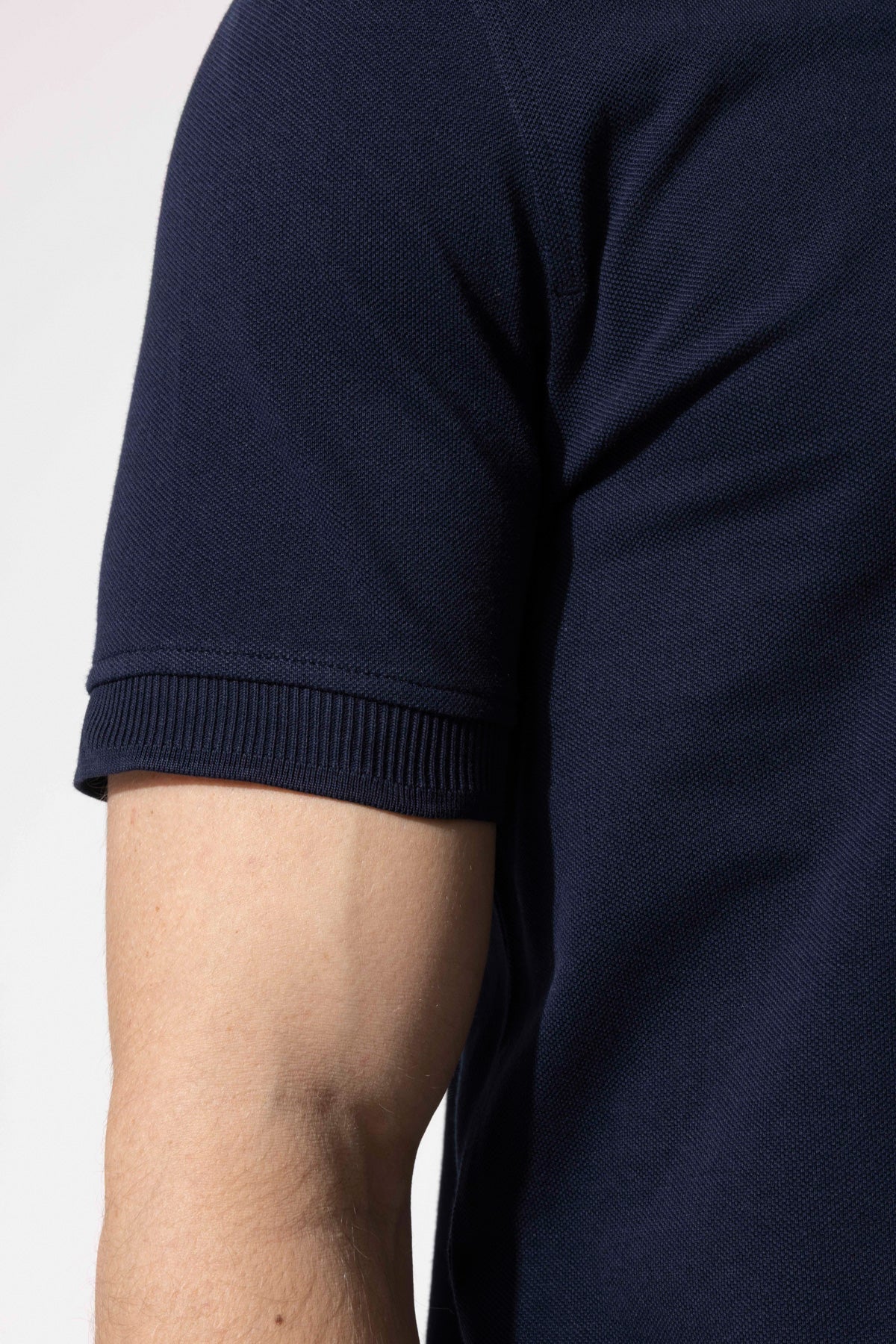 Zip-Neck Polo T-Shirt