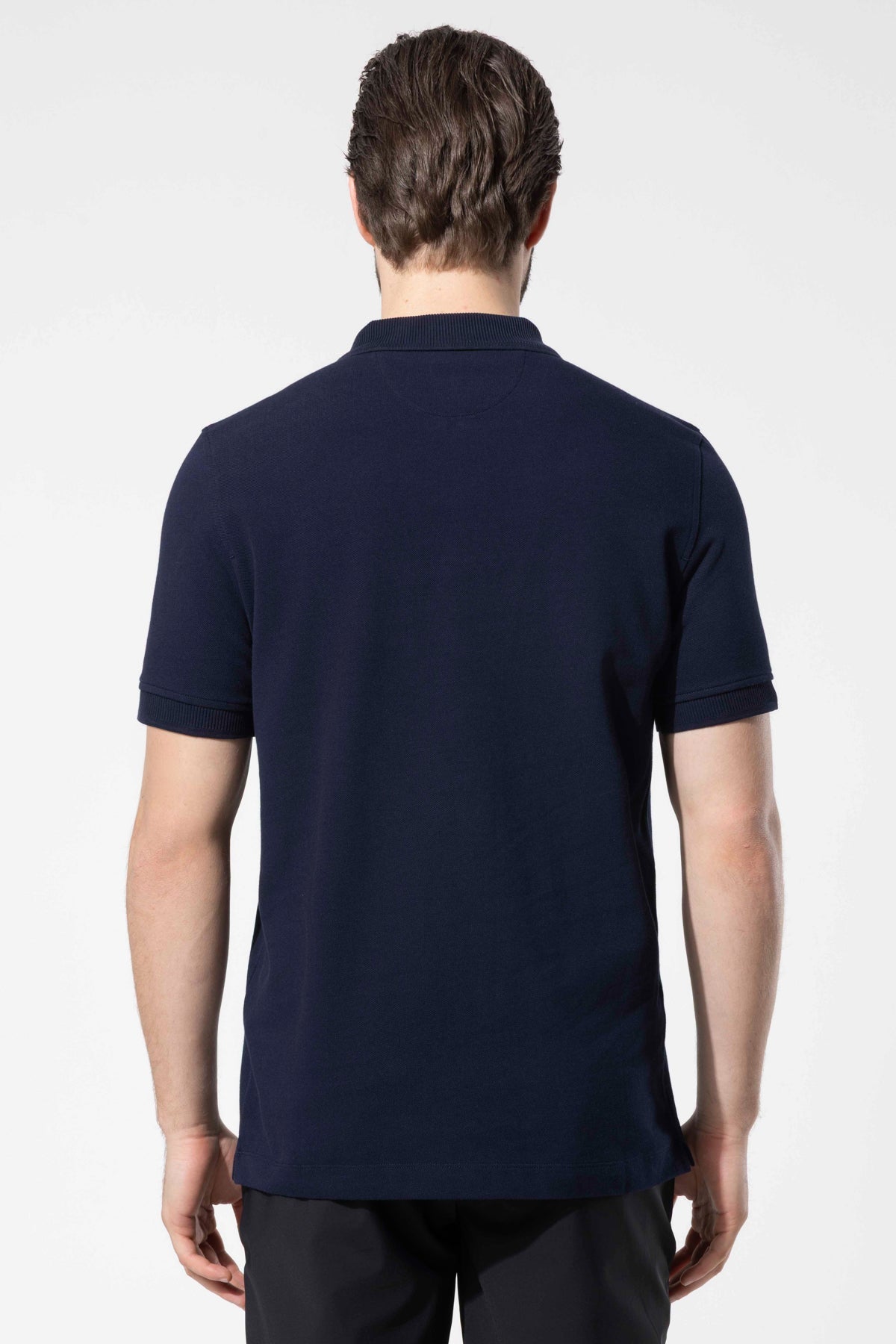Zip-Neck Polo T-Shirt