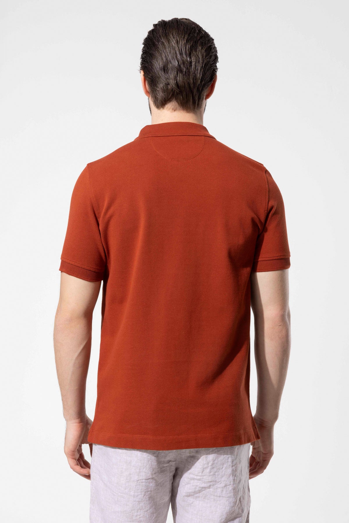 Zip-Neck Polo T-Shirt